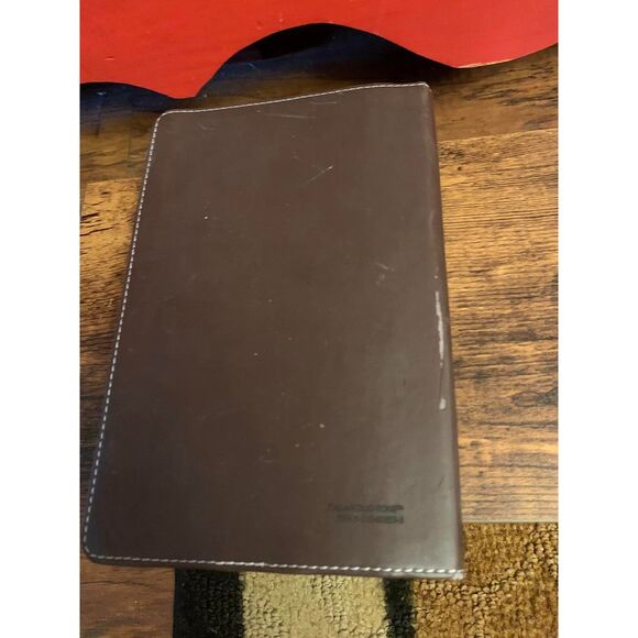 Zondervav Holy Bible New International Version Brown and Pink Cover Bookmark EUC - Picture 2 of 4